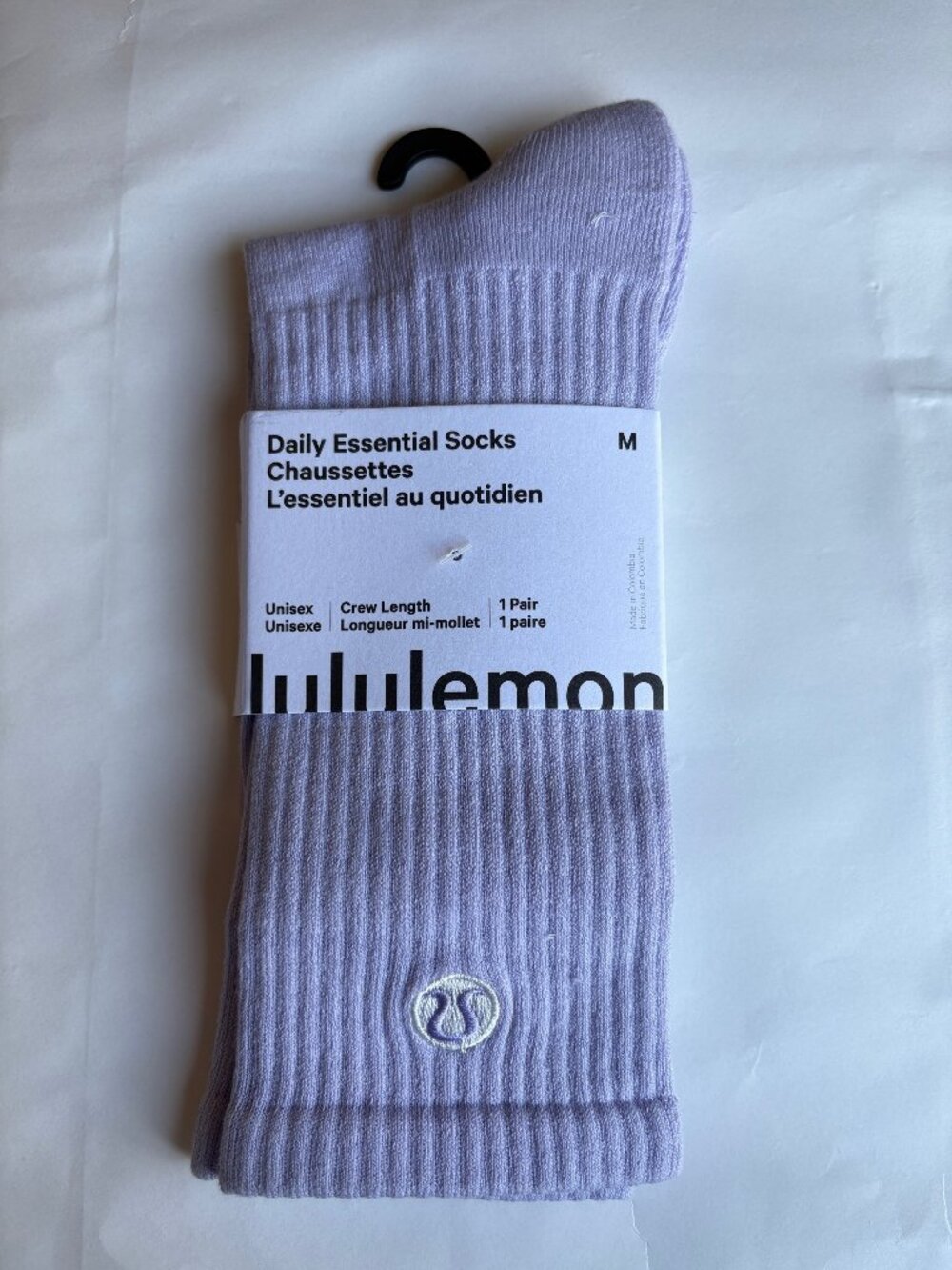 Lululemon Daily Essential Crew Length Socks